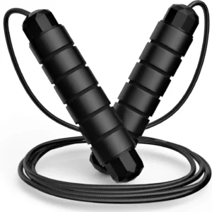 Speed Jump Rope – Adjustable, Foam Handles for Fitness & Slimming